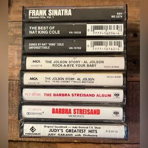 Vintage Cassette Tape Collection incl Frank Sinatra